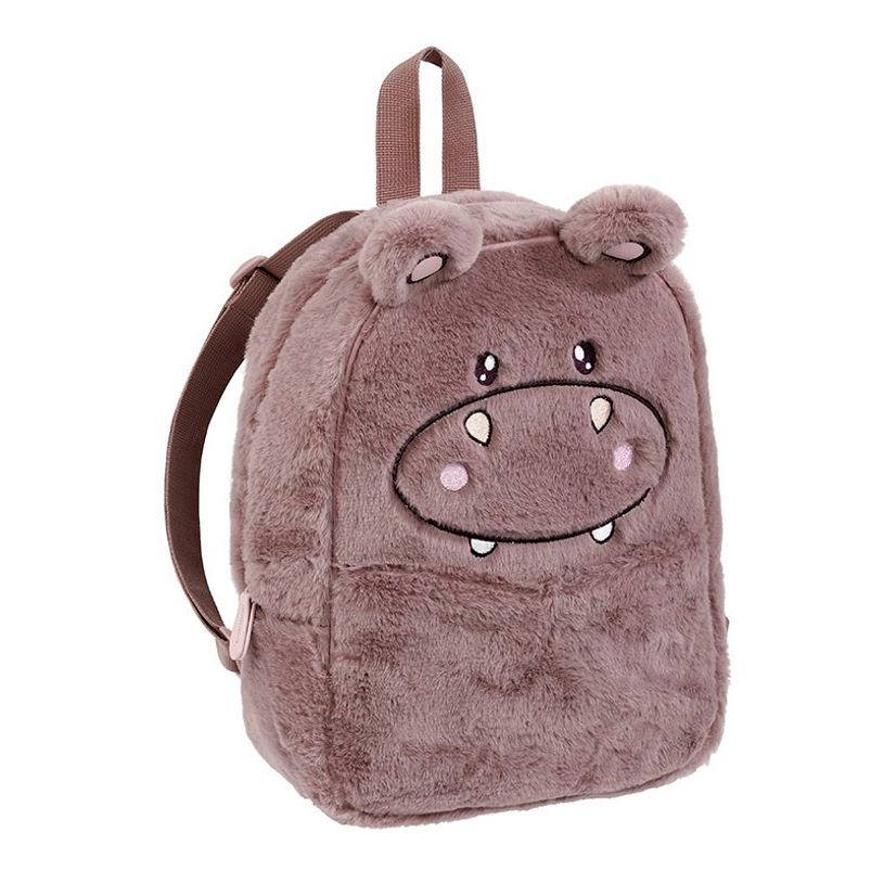3135256263613-Sac à dos maternelle Cuddle Hippo - 1 compartiment - marron - Viquel-P_405165369_1-0