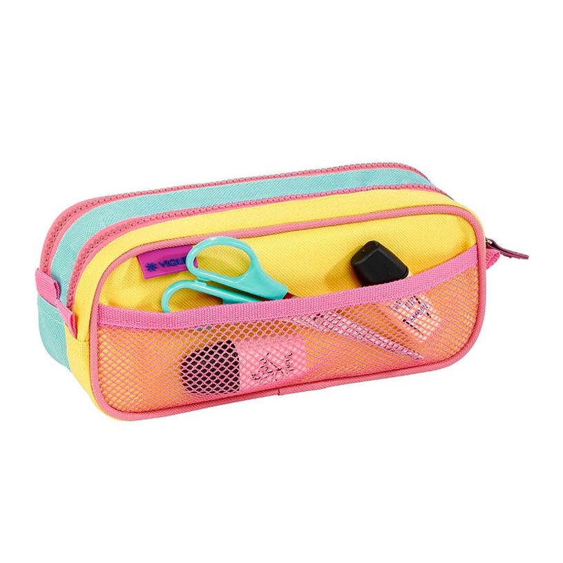 3135258773707-Trousse  Roller Disco - 2 compartiments - bleu - Viquel-P_405165393_4-2