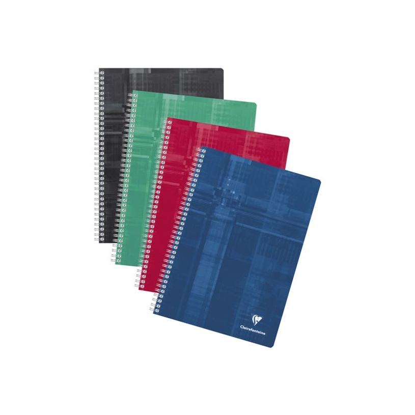 3329680816501-Clairefontaine Metric - Cahier à spirale A4 - 180 pages - réglé - disponible dans diff