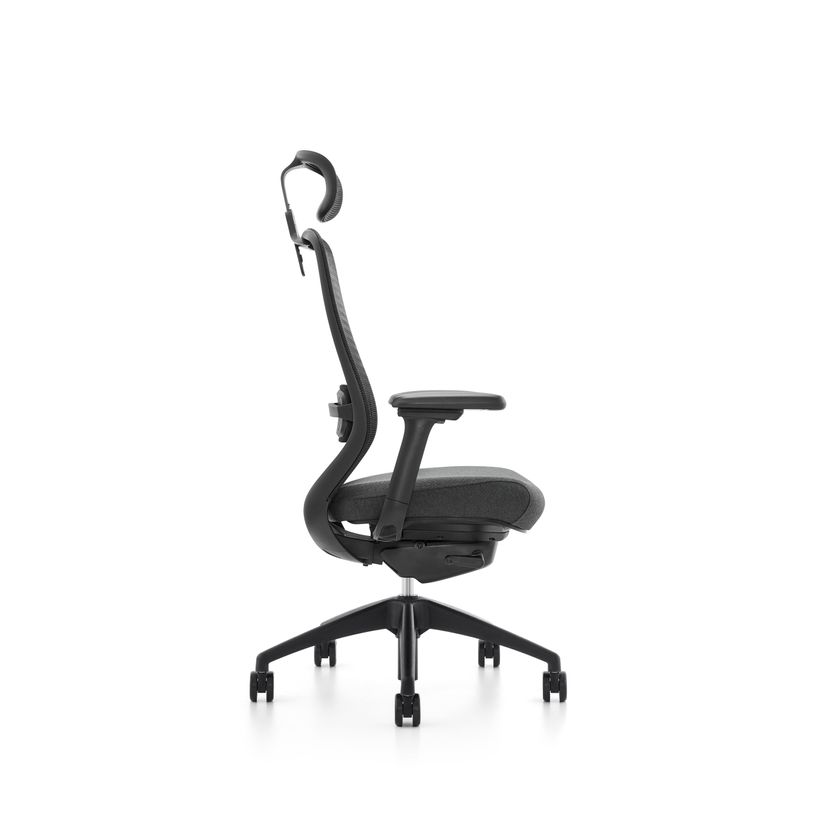 3700339994045-Fauteuil de bureau ZEBULON - accoudoirs réglables - appuie-tête réglable - noir-P_405167165_2-1