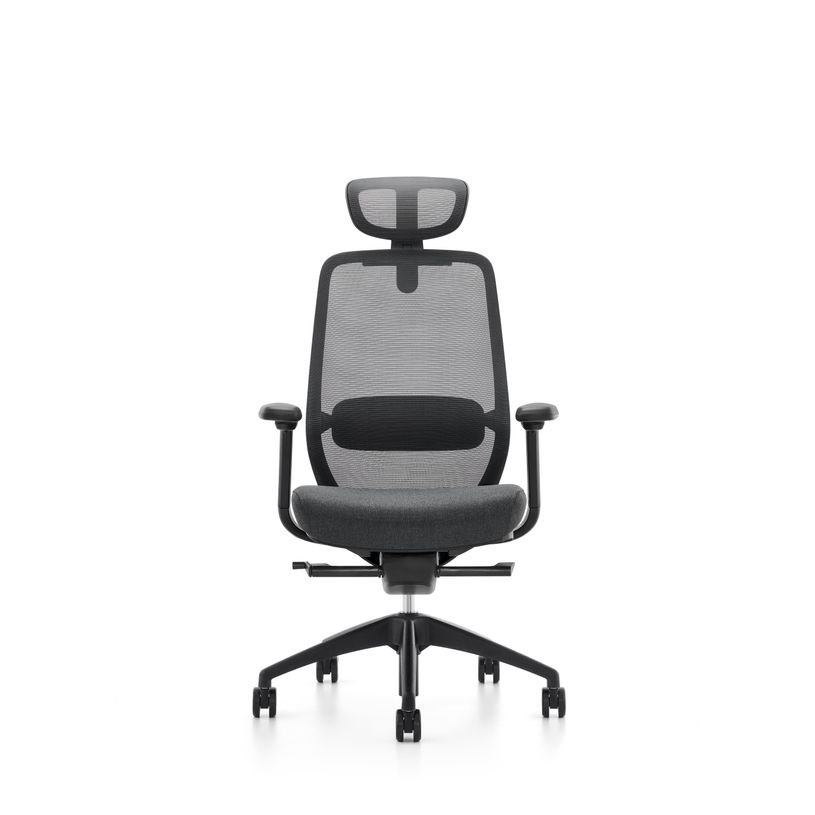 3700339994045-Fauteuil de bureau ZEBULON - accoudoirs réglables - appuie-tête réglable - noir-P_405167165_3-2