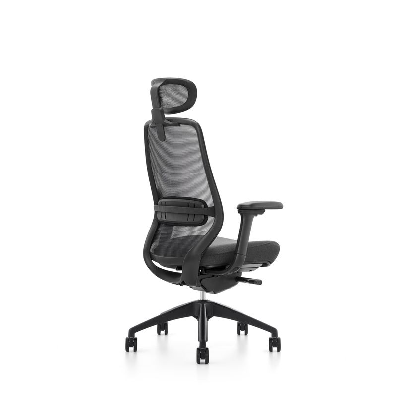 3700339994045-Fauteuil de bureau ZEBULON - accoudoirs réglables - appuie-tête réglable - noir-P_405167165_5-4