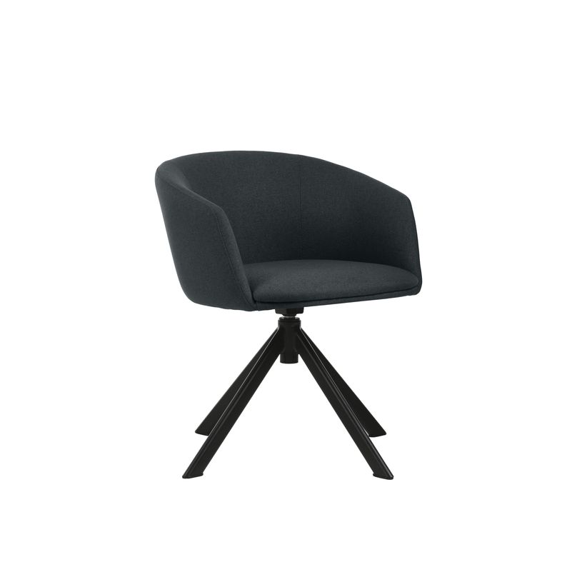 3760185022262-Fauteuil ARCO - pieds pyramidal - gris foncé--0