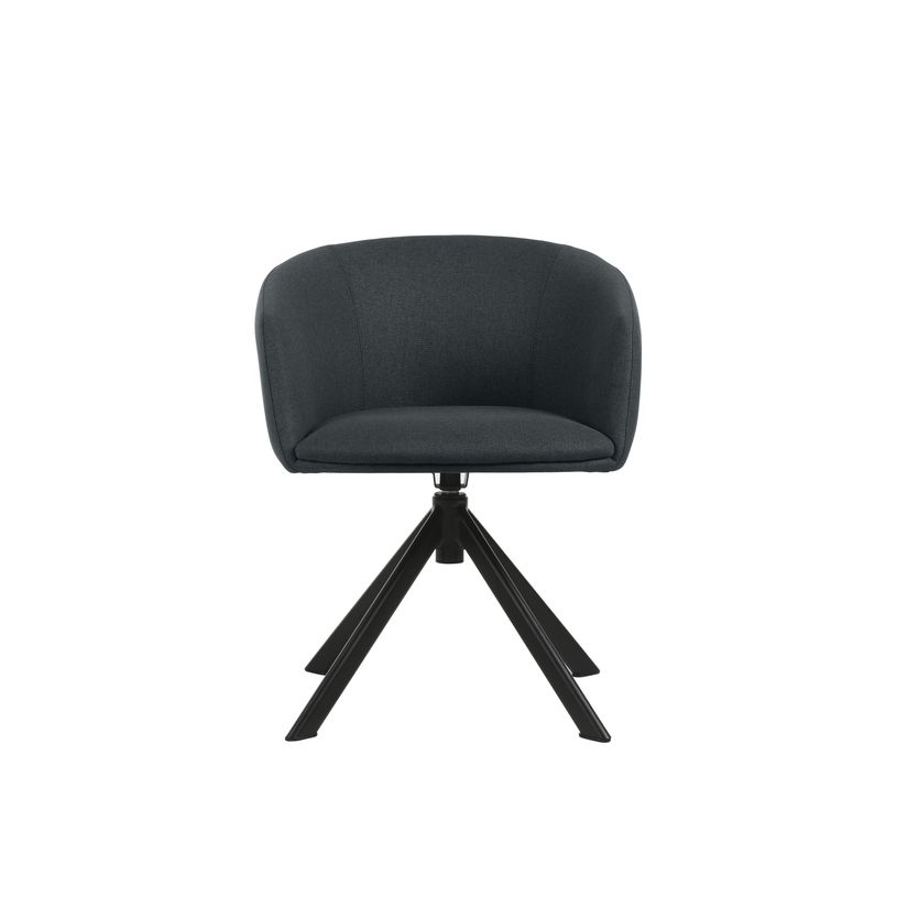 3760185022262-Fauteuil ARCO - pieds pyramidal - gris foncé--1