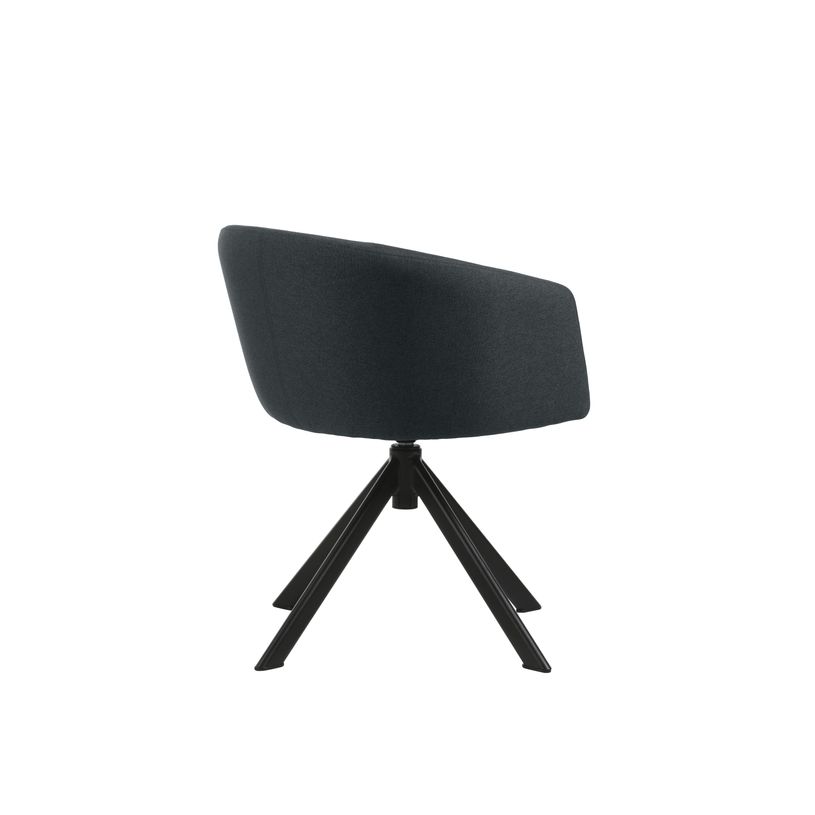 3760185022262-Fauteuil ARCO - pieds pyramidal - gris foncé--3