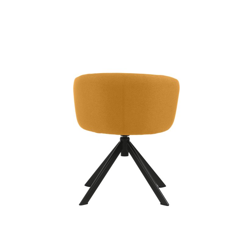 3760185022286-Fauteuil ARCO - pieds pyramidal - jaune safran--4