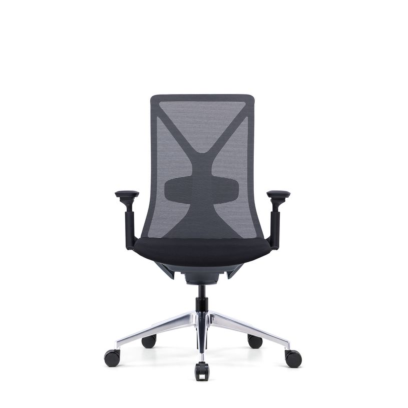 3700339992409-Fauteuil de bureau YARK - accoudoirs réglables - appui-tête en option - noir-P_405181369_3-2