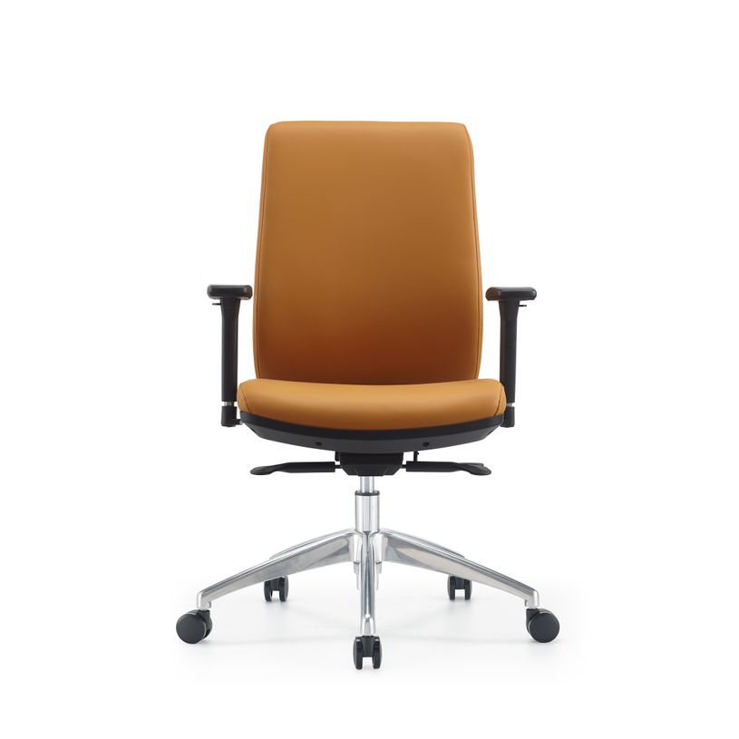 3760185024525-Fauteuil de bureau SHERMAN - accoudoirs réglables - Appui-tête en option - marron-P_405181442_2-1