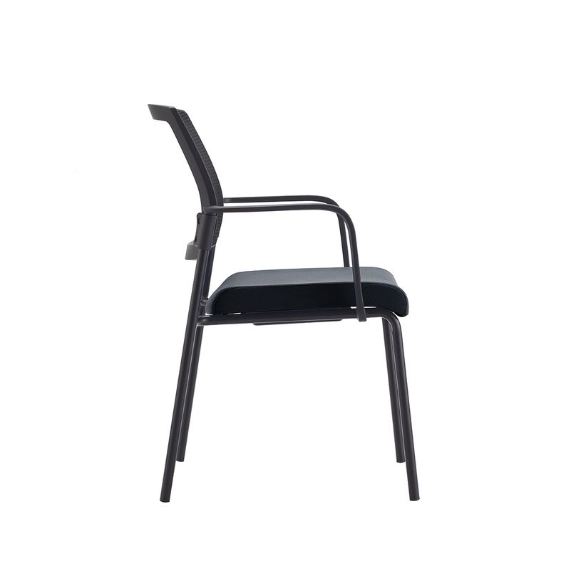 3760185021685-Chaise SYNERGY - accoudoirs en option - noir-P_405181447_3-2