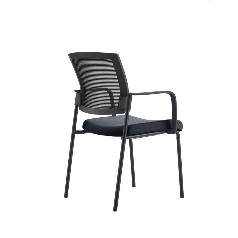 3760185021685-Chaise SYNERGY - accoudoirs en option - noir-P_405181447_4-3