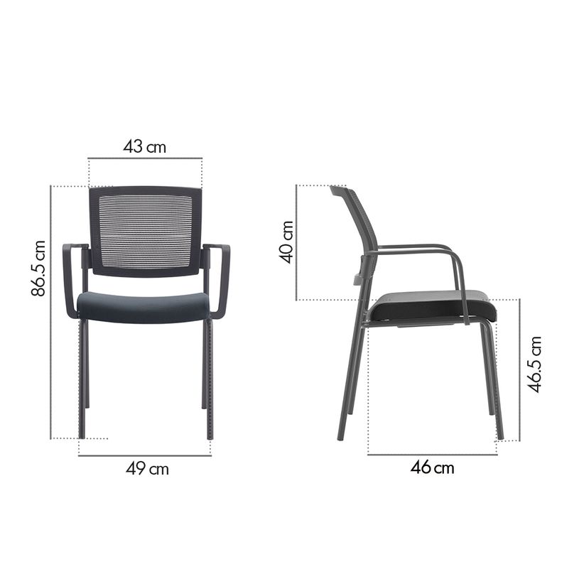 3760185021685-Chaise SYNERGY - accoudoirs en option - noir-P_405181447_5-4