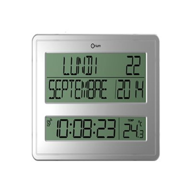 3661474118911-ORIUM by CEP RC - horloge digital - 43 x 32.5 cm - argent-P_405183589_1-0