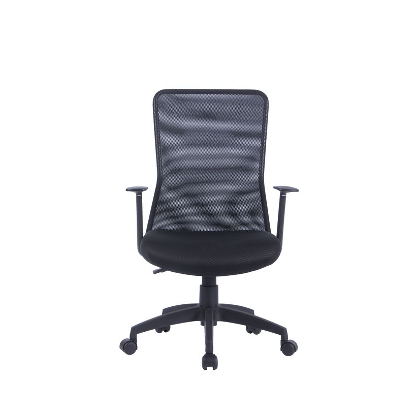 0404051839938-Fauteuil de bureau SENAS - accoudoirs fixes - noir-P_405183993_1-0