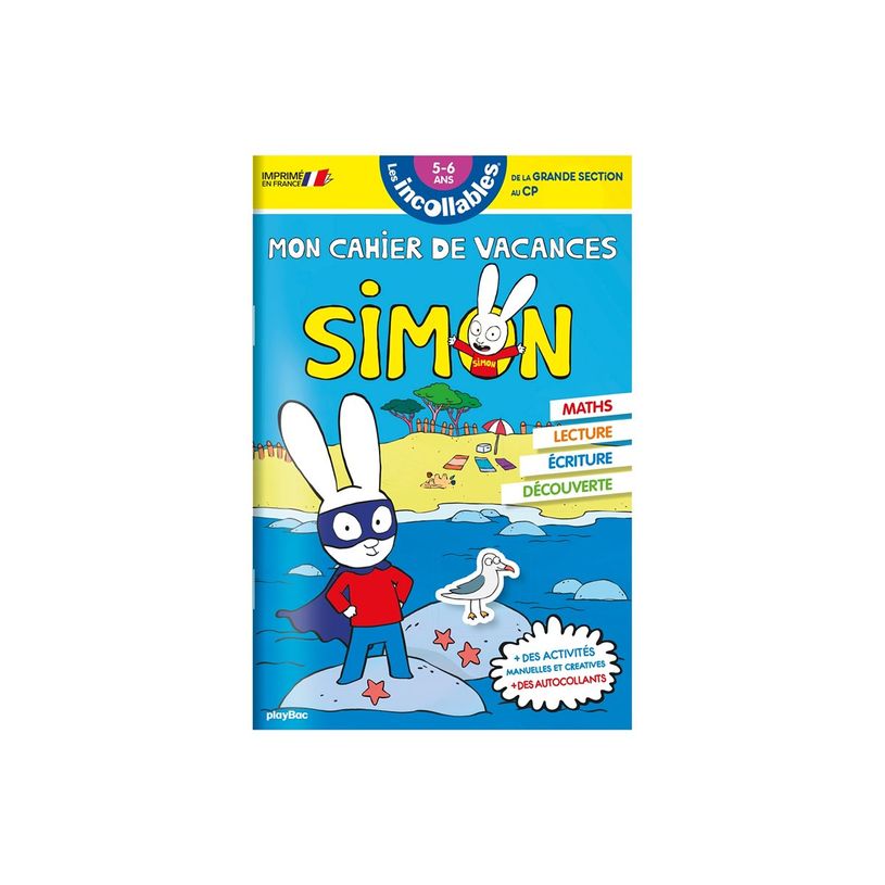 9782809679649-Cahier de vacances 2025 Simon - Les Incollables - CP - livre d'exercices-P_405184103_6-5