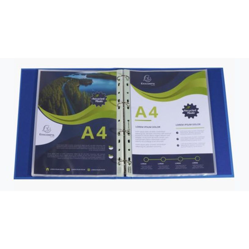 3130630053200-Exacompta Forever Opak - pochette perforée - pour A4 - crystal translucide (pack de 100)-P_405184172_4-3