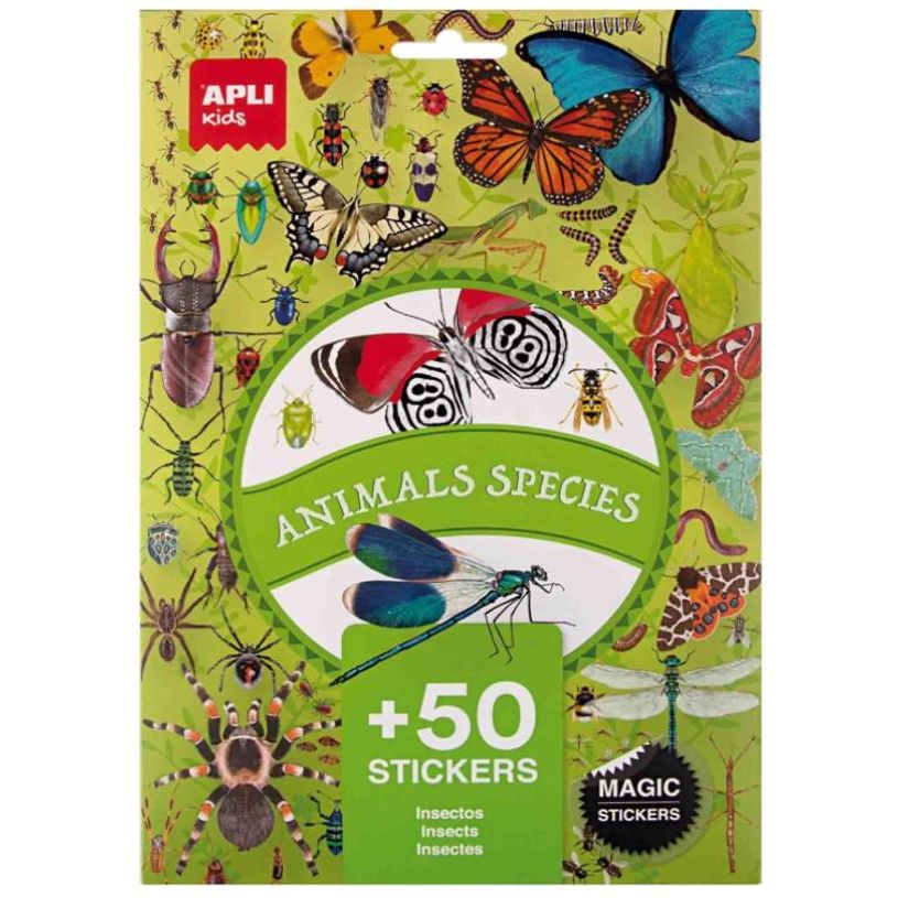 8410782194293-APLI kids - Adhésif décoratif - insectes - 5 feuilles - non permanent (pack de 50)-P_405184294_1-0