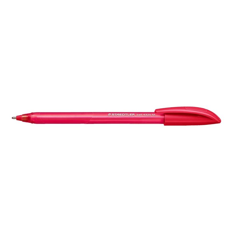 4007817101070-STAEDTLER ball 4320 - Stylo à bille - rouge - 1 mm - pointe moyenne-P_405184398_1-0