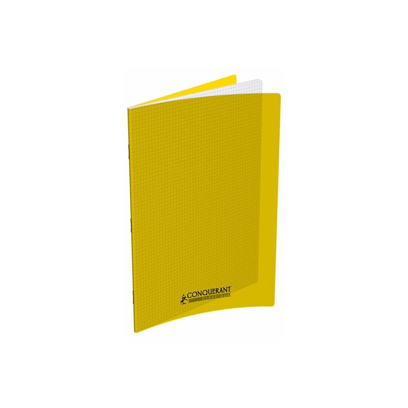3020120108698-Conquérant Classique - Cahier polypro 24 x 32 cm - 96 pages - petits carreaux (5x5mm) - j-P_405184470_1-0