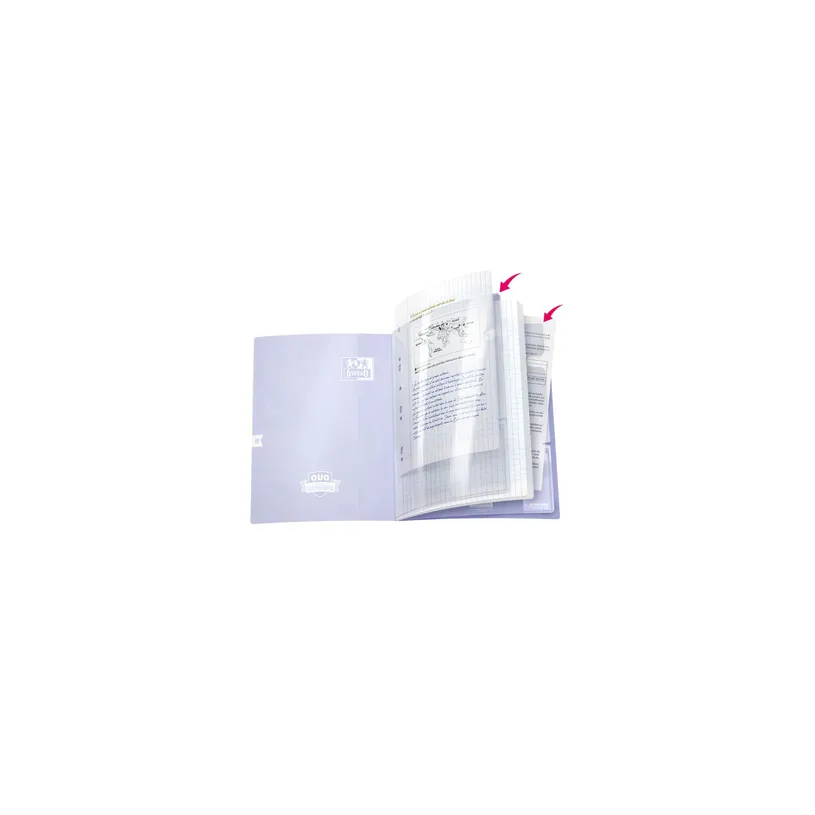 3020120225081-Oxford Duo - Cahier polypro 24 x 32 cm - 96 pages - grands carreaux (Seyes) - disponible-P_405184484_13-12
