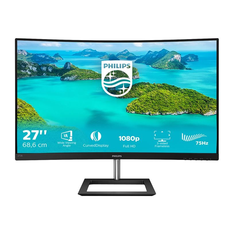 8712581758431-Philips E-line 272E1CA - Ecran LED  - Incurvé - Full HD 1920 x 1080 -P_405184803_8-6