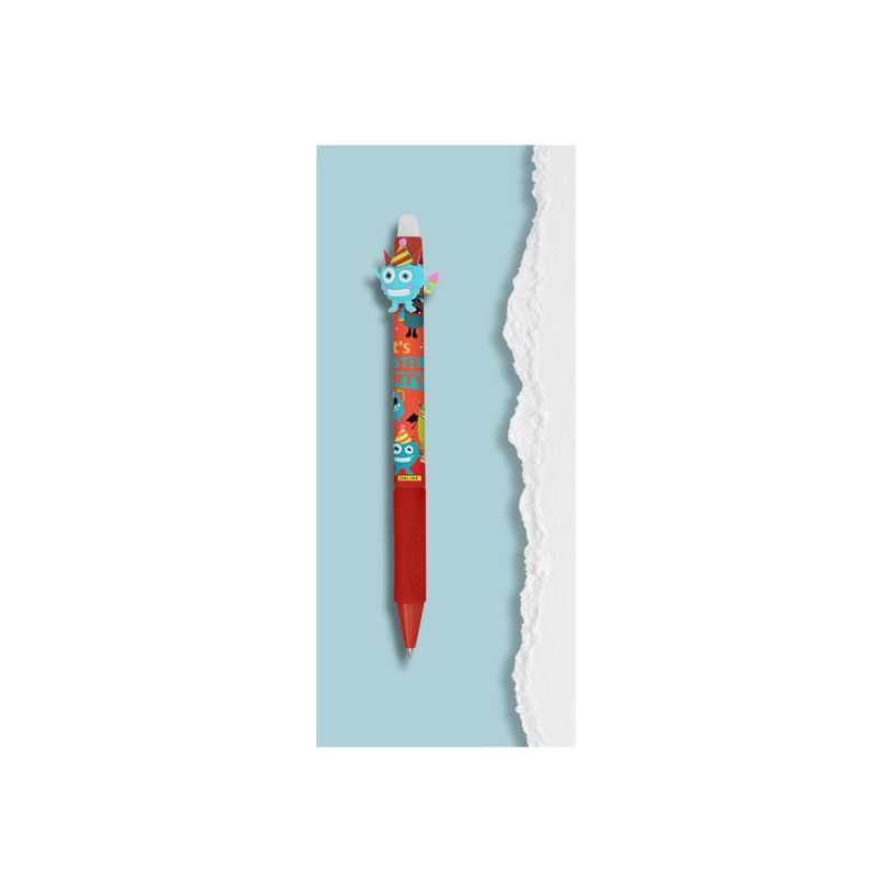 4014421354006-ONLINE magiXX Fun - Roller effacçable - monster red - bleu - 0.7 mm-P_405184965_1-1