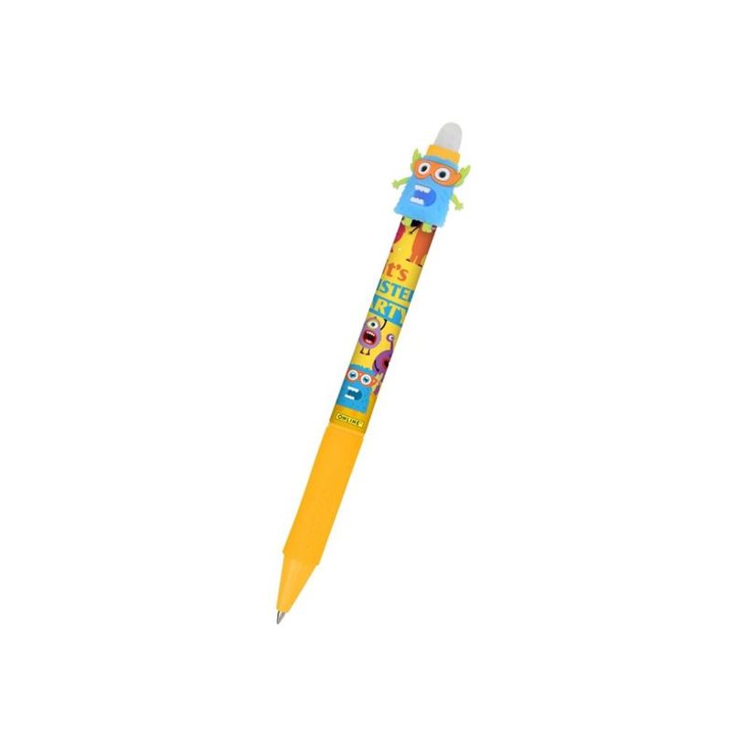 4014421354013-ONLINE magiXX Fun - Roller effacçable - monster yellow - bleu - 0.7 mm-P_405184966_1-0