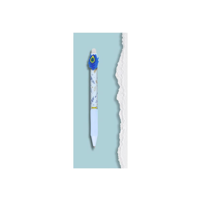 4014421354211-ONLINE magiXX Fun - Roller effacçable - plume - bleu - 0.7 mm-P_405184983_1-2