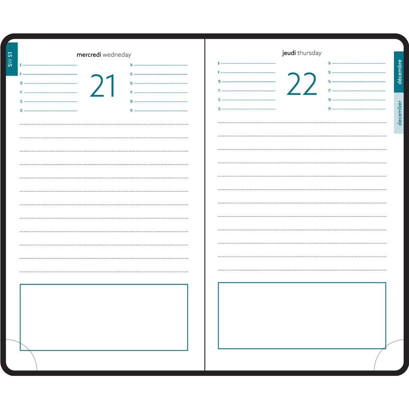 3660942086370-Agenda de poche Mini Labo EasyDay 15 - 1 jour par page - 10 x 15 cm - Blanc - Exacompta-P_405186198_3-2