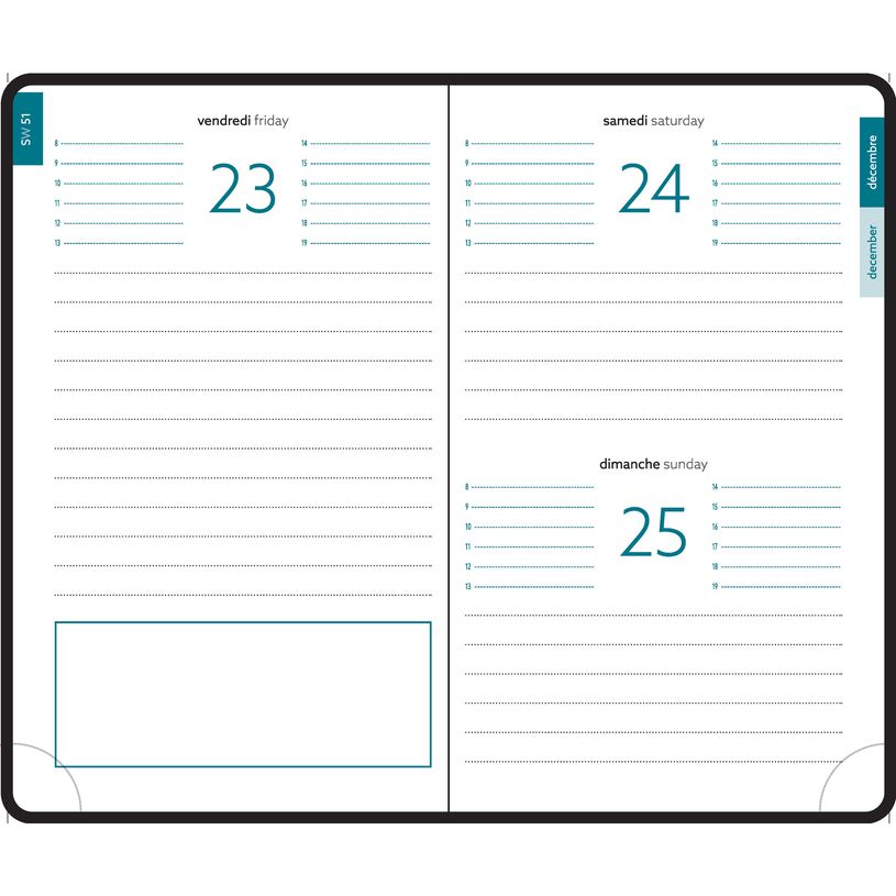 3660942086370-Agenda de poche Mini Labo EasyDay 15 - 1 jour par page - 10 x 15 cm - Blanc - Exacompta-P_405186198_4-3
