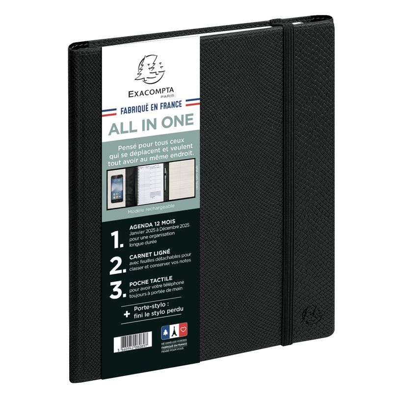 3660942086097-Agenda de bureau Kaa All in One Visuel Horizons 20S spiralé - 1 semaine sur 2 pages - Carnet de notes --P_405186204_1-0