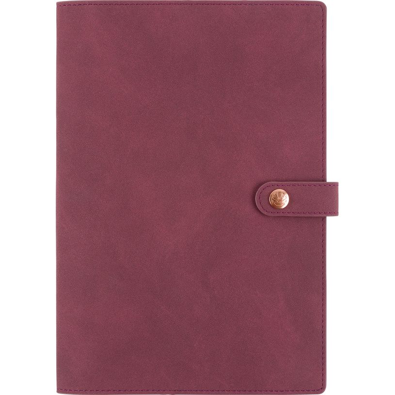 3664447181462-Agenda à spirale Ramatuelle - 1 semaine sur 2 pages - 17 x 24,5 cm - prune - Oberthur-P_405186257_1-0