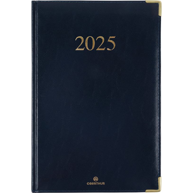 3664447206295-Agenda Kiev - 1 semaine sur 2 pages - 17 x 24,5 cm - bleu marine - Oberthur-P_405186285_1-0