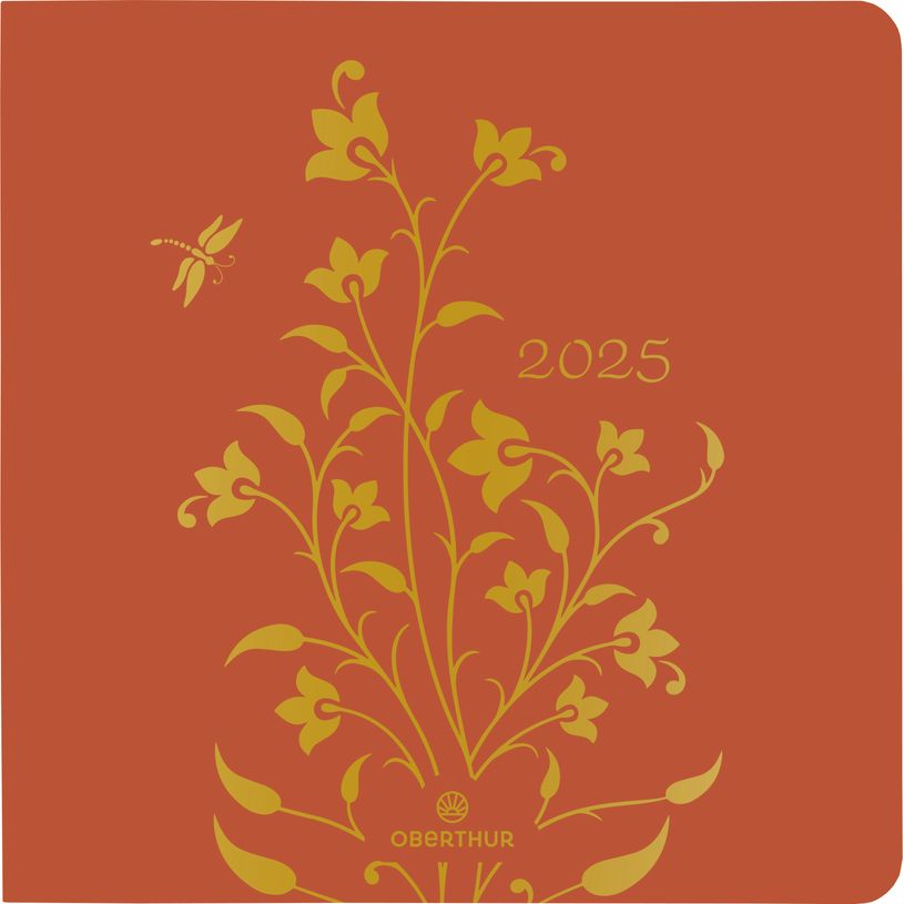 3664447208282-Agenda Astoria - 1 semaine sur 2 pages - 16,5 x 16,5 cm - orange - Oberthur-P_405186304_1-0