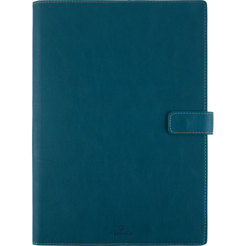 3664447210339-Agenda Milano - 1 semaine sur 2 pages - 22 x 30 cm - vert canard - Oberthur-P_405186314_1-0