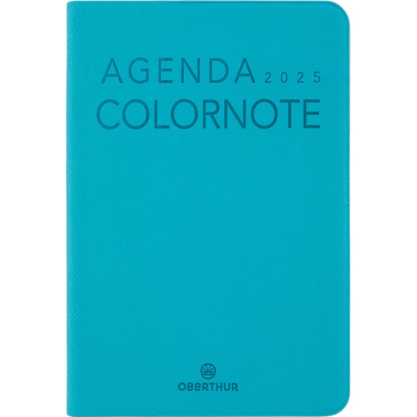3664447205700-Agenda Colornote - 1 semaine sur 2 pages - 15,5 x 21,5 cm - turquoise - Oberthur-P_405186351_1-0