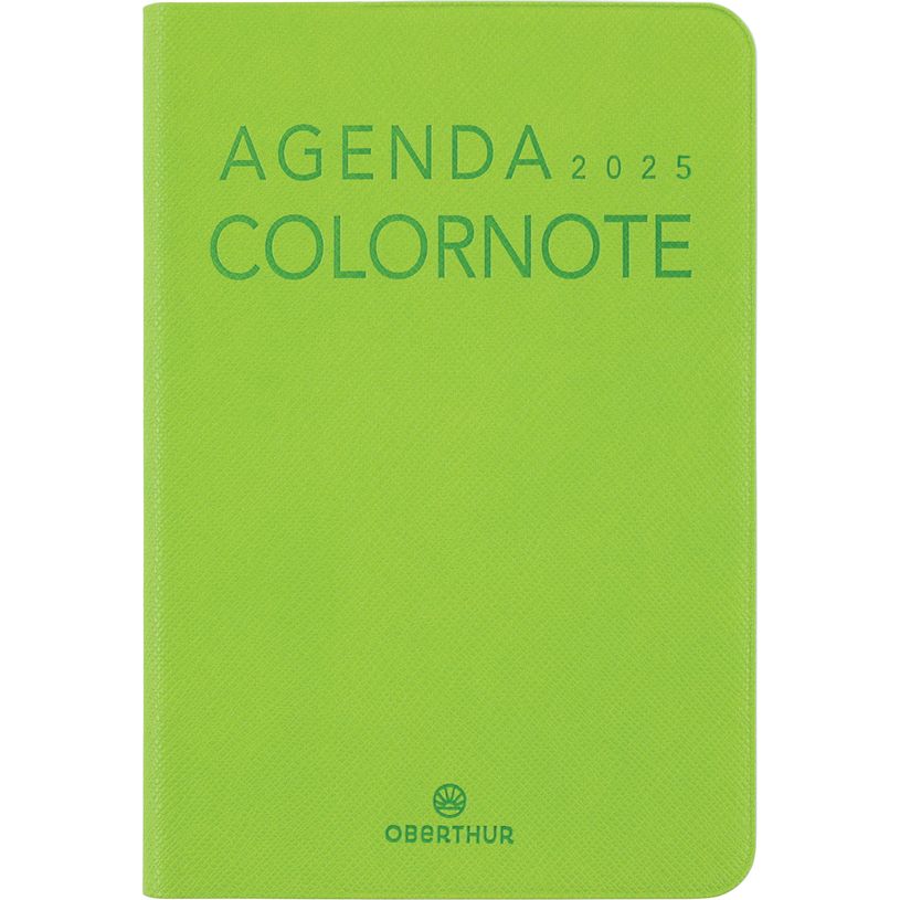 3664447205748-Agenda Colornote - 1 semaine sur 2 pages - 10 x 15 cm - vert pomme - Oberthur-P_405186355_1-0