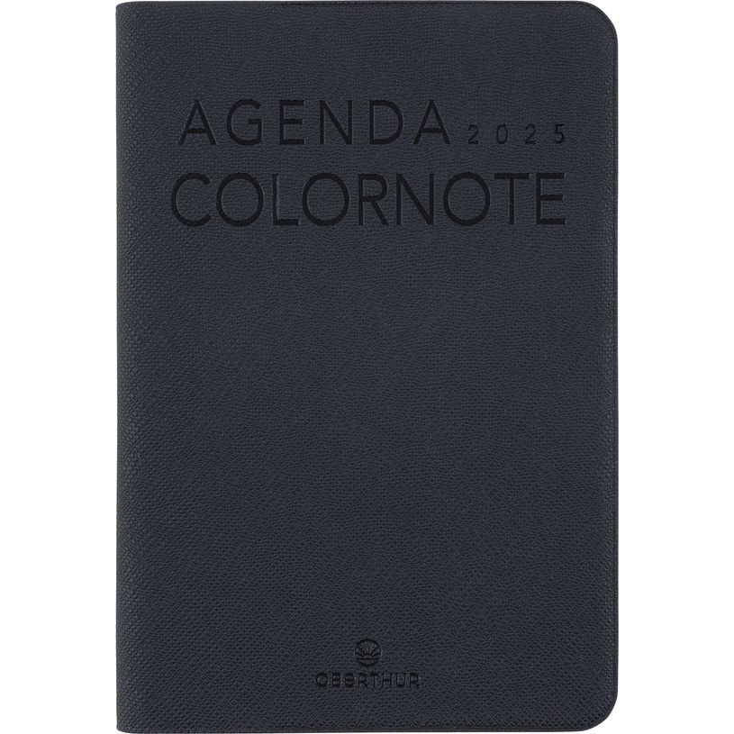 3664447182896-Agenda Colornote - 1 semaine sur 2 pages - 10 x 15 cm - noir - Oberthur-P_405186358_1-0