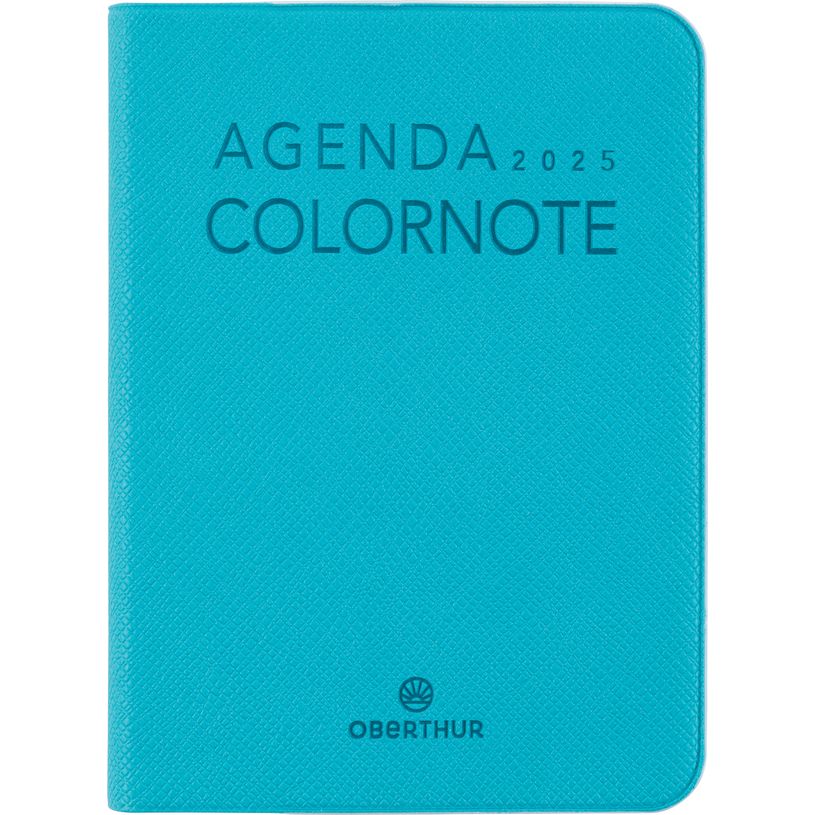 3664447205793-Agenda Colornote - 1 semaine sur 2 pages - 7,5 x 10,5 cm - bleu turquoise - Oberthur-P_405186360_1-0