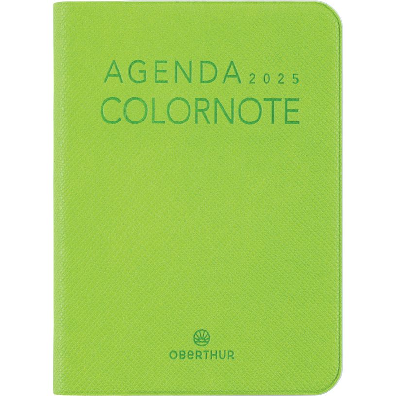 3664447205809-Agenda Colornote - 1 semaine sur 2 pages - 7,5 x 10,5 cm - vert pomme - Oberthur-P_405186361_1-0