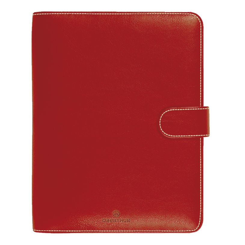 3664447187990-Organiseur Milano - 19 x 23 cm - rouge - Oberthur-P_405186377_2-0