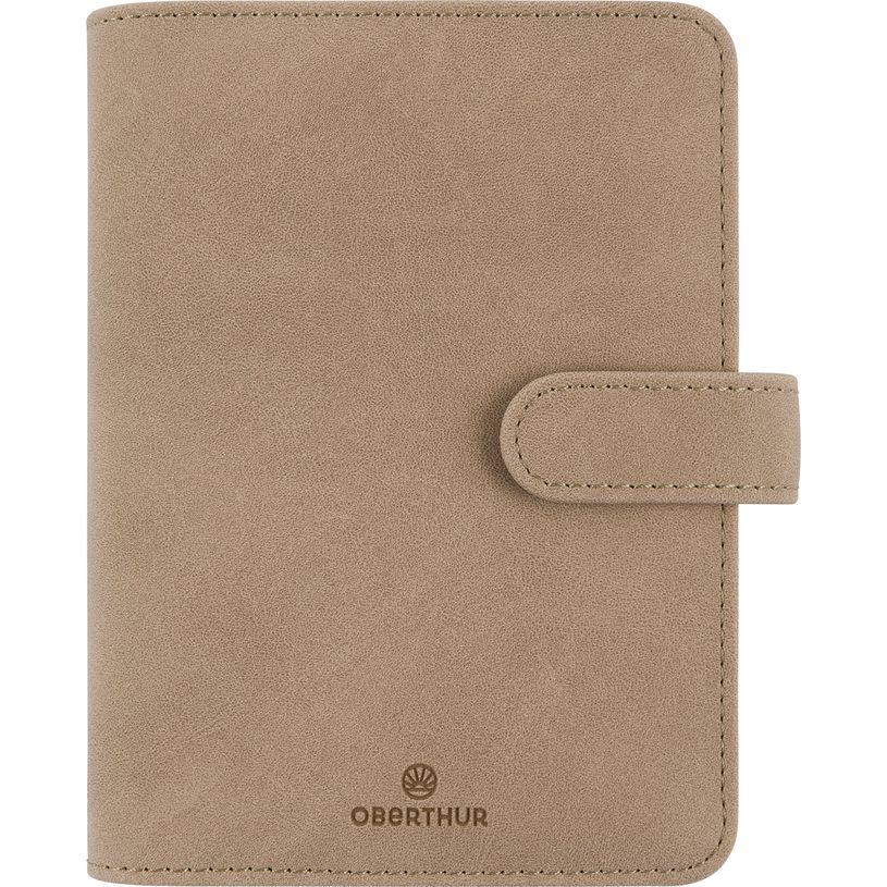 3664447211039-Organiseur Ramatuelle - 19 x 23 cm - taupe - Oberthur-P_405186403_1-0