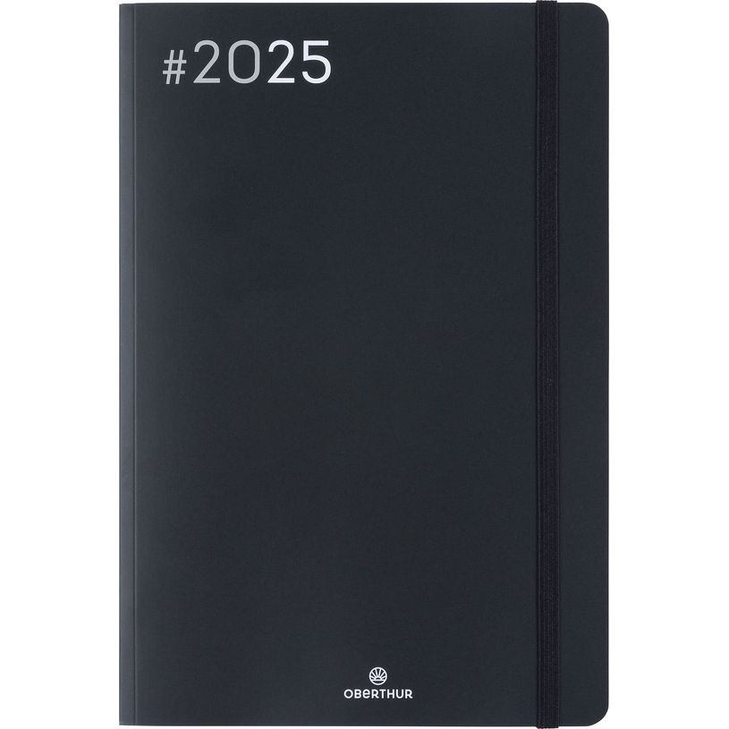 3664447205892-Agenda Flex - 1 semaine sur 2 pages - 17 x 24,5 cm - noir - Oberthur-P_405186433_1-0