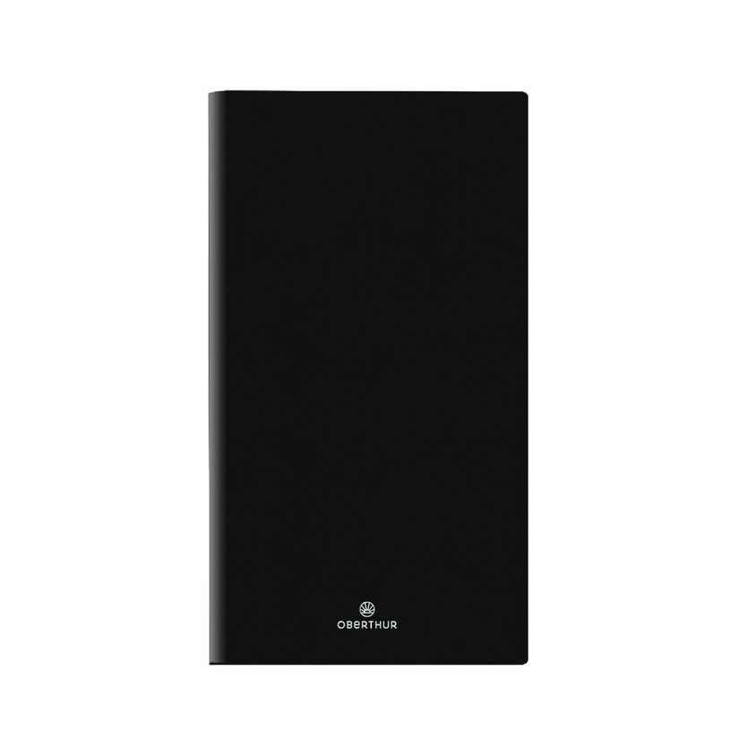 3664447207681-Agenda de poche Odessa - 1 semaine sur 2 pages - 9,5 x 17 cm - noir - Oberthur-P_405186445_1-0