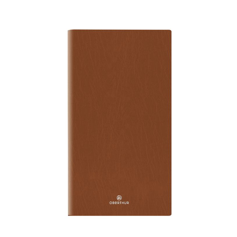 3664447207728-Agenda de poche Odessa - 1 semaine sur 2 pages - 9,5 x 17 cm - marron - Oberthur-P_405186449_1-0