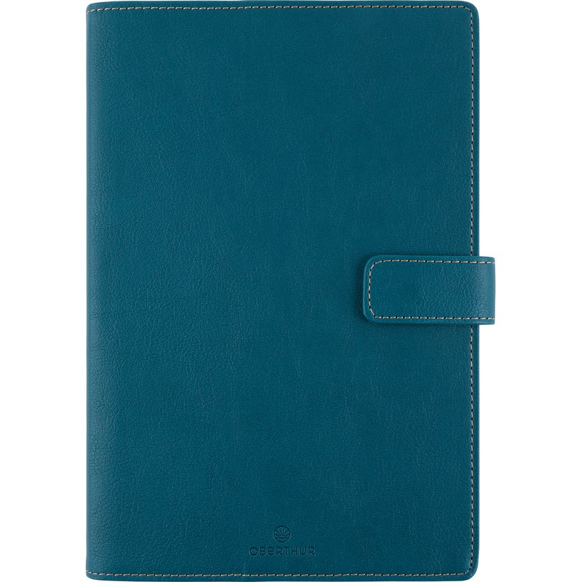 3664447210575-Agenda à spirale Milano - 1 semaine sur 2 pages - 17 x 24,5 cm - vert canard - Oberthur-P_405186464_1-0