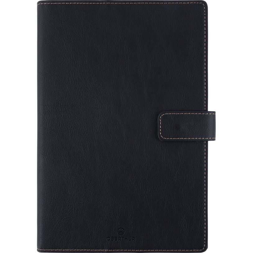 3664447210469-Agenda Milano - 1 semaine sur 2 pages - 17 x 24,5 cm - noir - Oberthur-P_405186466_1-0