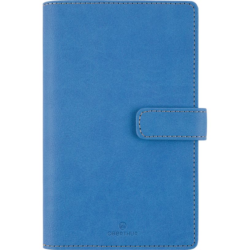 3664447210629-Agenda à spirale Milano - 1 semaine sur 2 pages - 11 x 18 cm - bleu denim - Oberthur-P_405186475_1-0