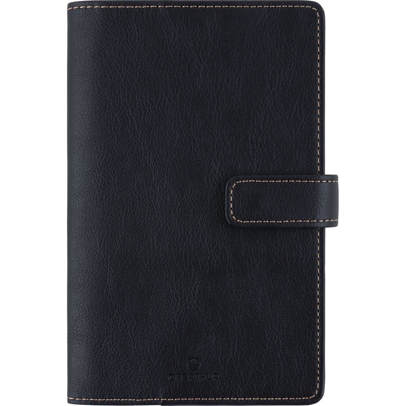 3664447210650-Agenda de poche Milano - 1 semaine sur 2 pages - 9,5 x 17 cm - noir - Oberthur-P_405186478_1-0