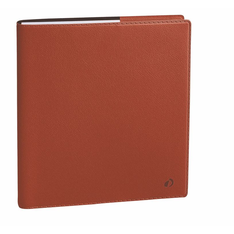 3371010509744-Quo Vadis Toscana - Agenda JAJ Executif - 2025 - semainier - standard / M - 160 x 160 mm - portrait - papier blanc - couleur unique - couverture rouge briq--0