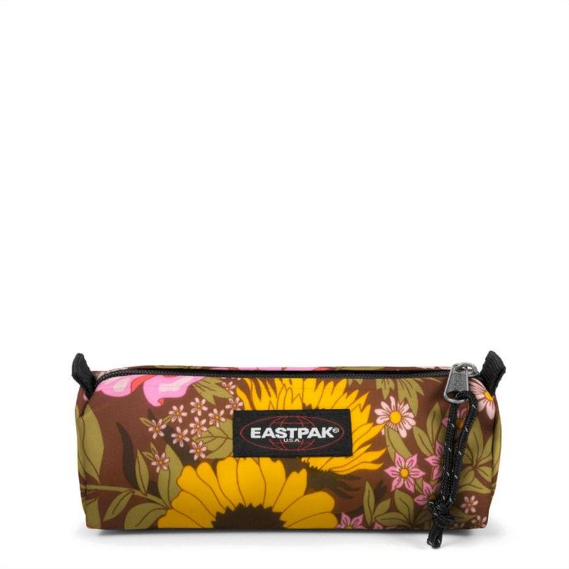 196249856123-EASTPAK Benchmark - Trousse 1 compartiment - pop flower brown - 6 x 20,5 x 7,5 cm--0